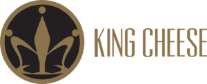 King Cheese Logo black and gold with bigger crown.