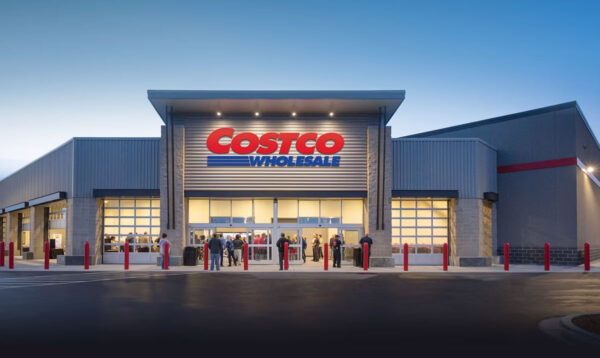 Costco Warehouse exterior shot.
