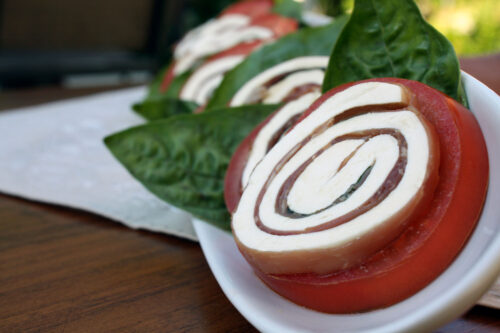 6oz Spirella rolls on tomatoes.