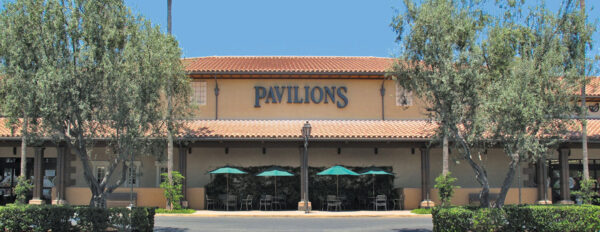 Pavilion exterior picture from parking lot.